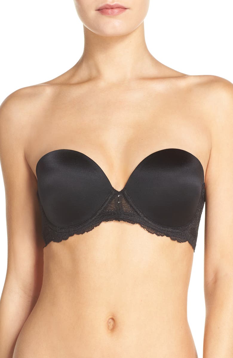 Betsey Johnson Perfectly Sexy Strapless Underwire Bra, Main, color,