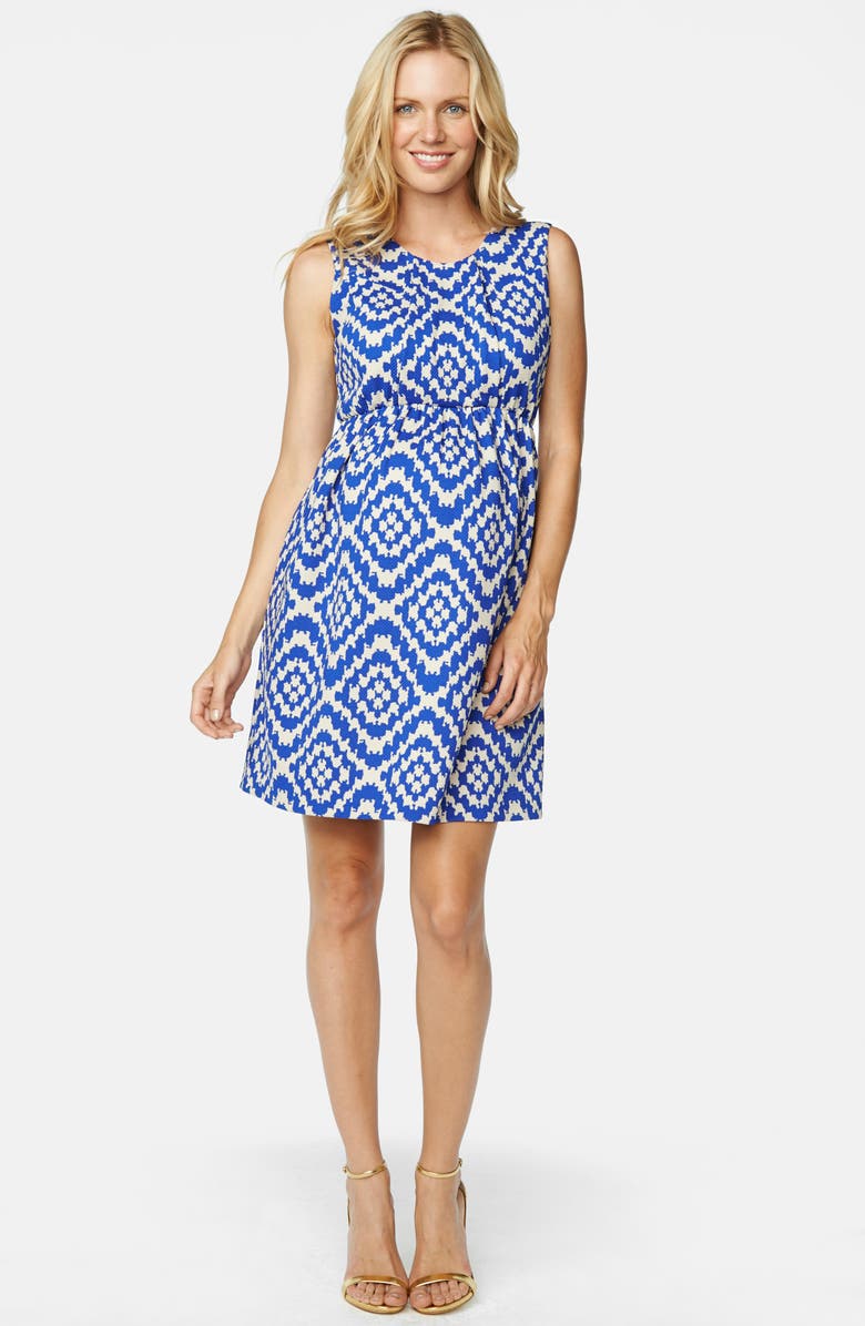 Maternal America Textured Maternity Dress, Alternate, color,