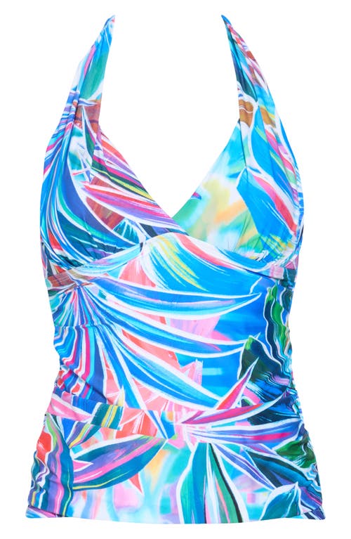 LA BLANCA LA BLANCA PALM GODDESS HALTER TANKINI