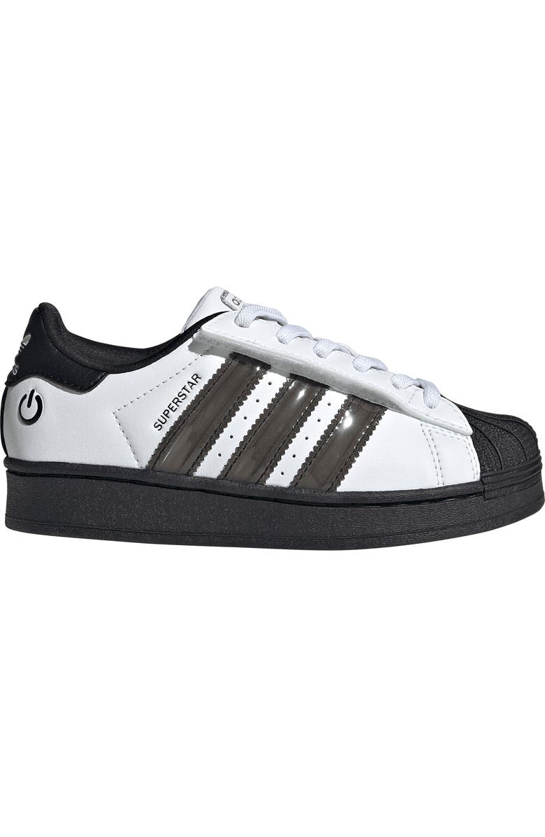 adidas Kids' Superstar LED Lights Sneaker, Alternate, color, Footwear White/ Core Black