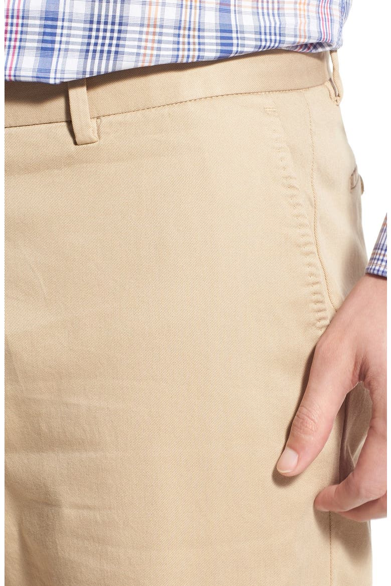 Stretch Cotton Pants, Alternate, color, KHAKI