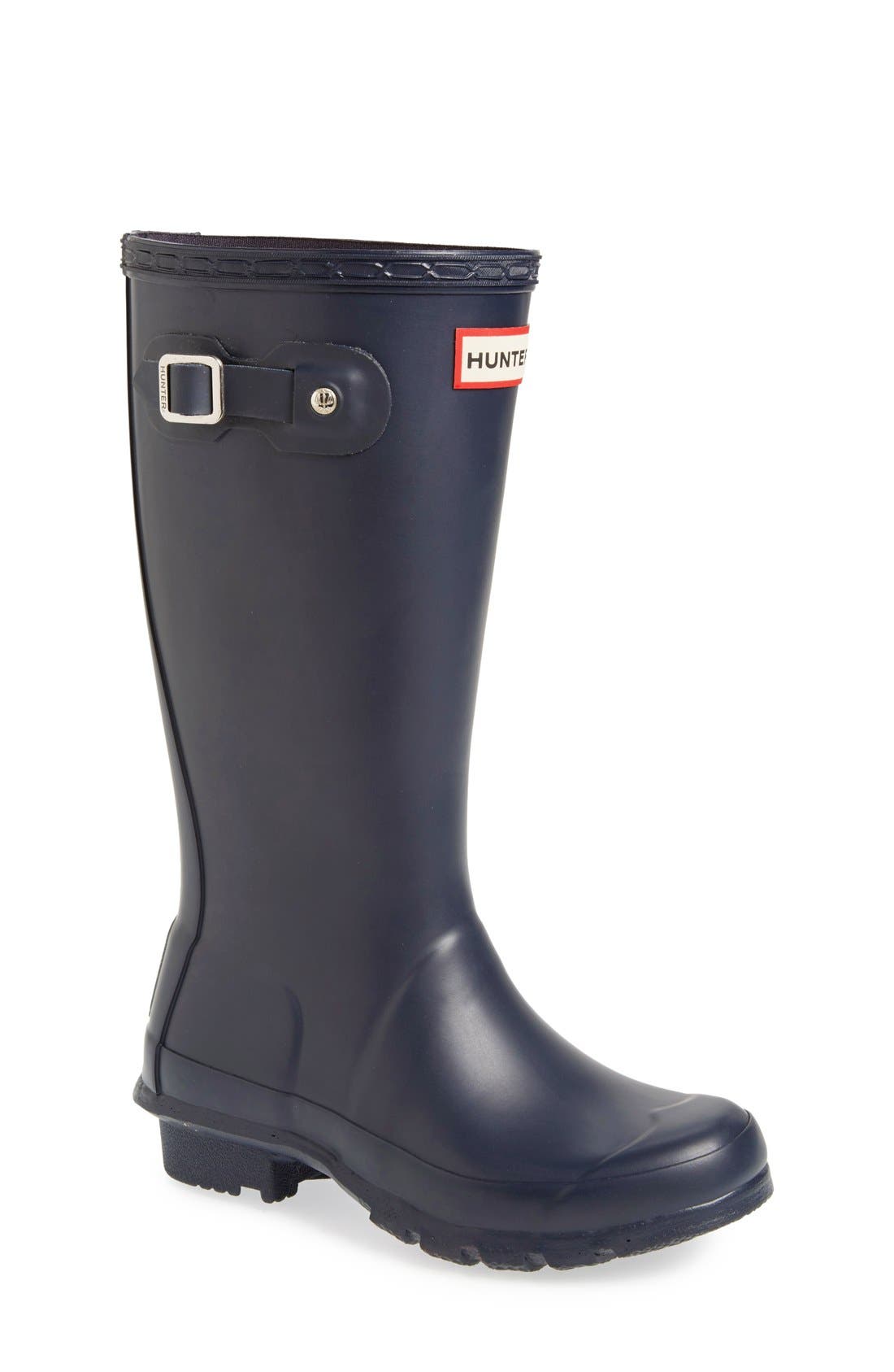 Hunter Kids' Original Rain Boot, Main, color, Navy