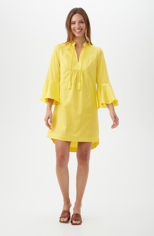 Shop Trina Turk Flowering 2 Organic Cotton Dress In Daisy