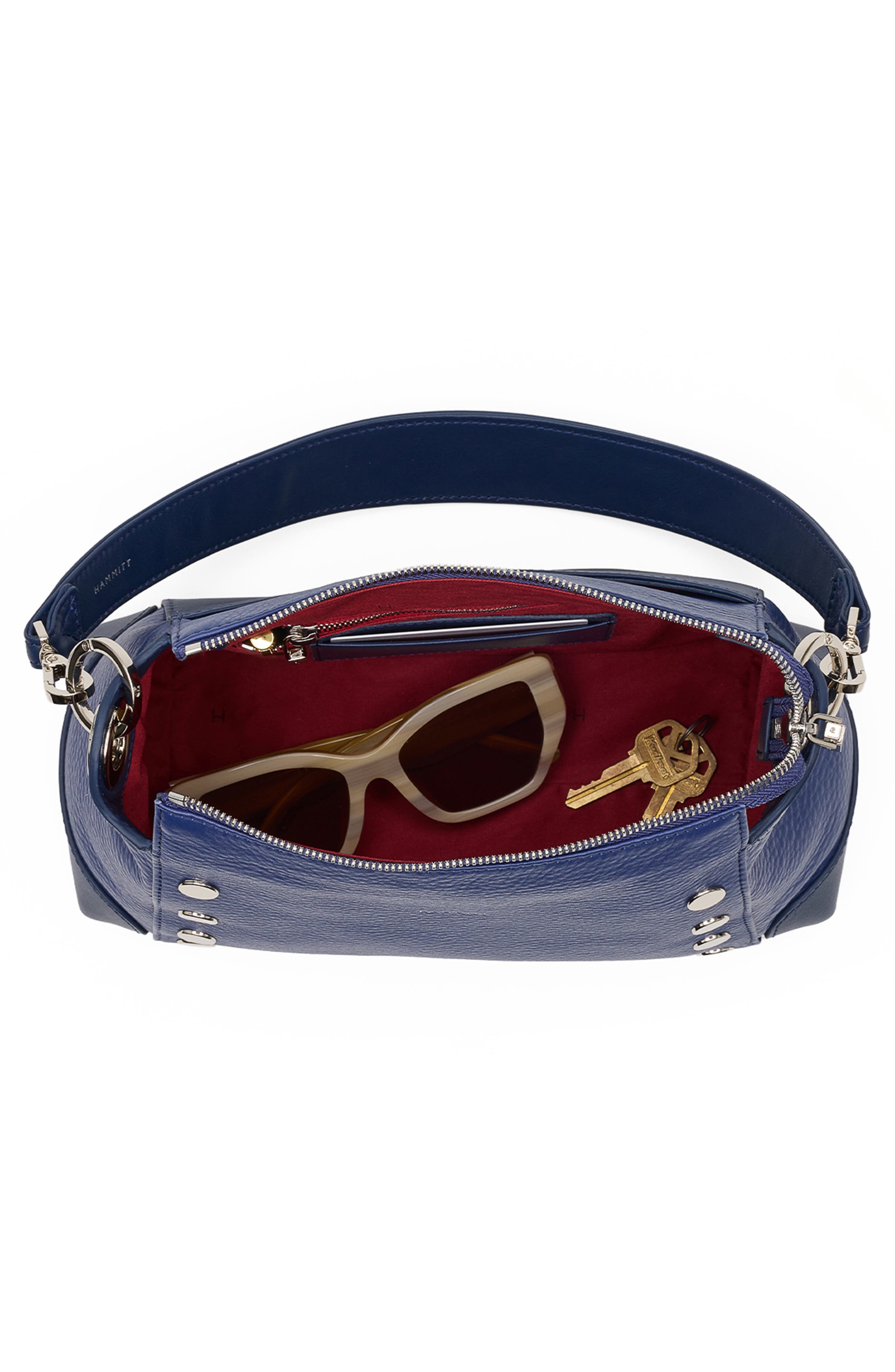 Bryant Medium Leather Crossbody Bag, Alternate, color, POWER LUNCH/ SILVER
