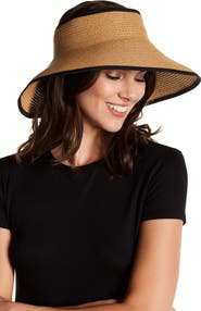 NORDSTROM RACK Roll-Up Straw Visor