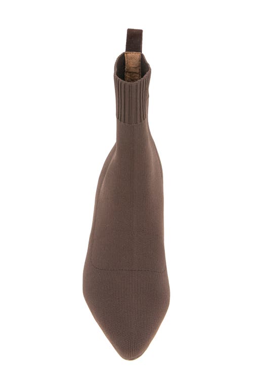 Andre Assous André Assous Winter Knit Bootie In Cocoa Powder