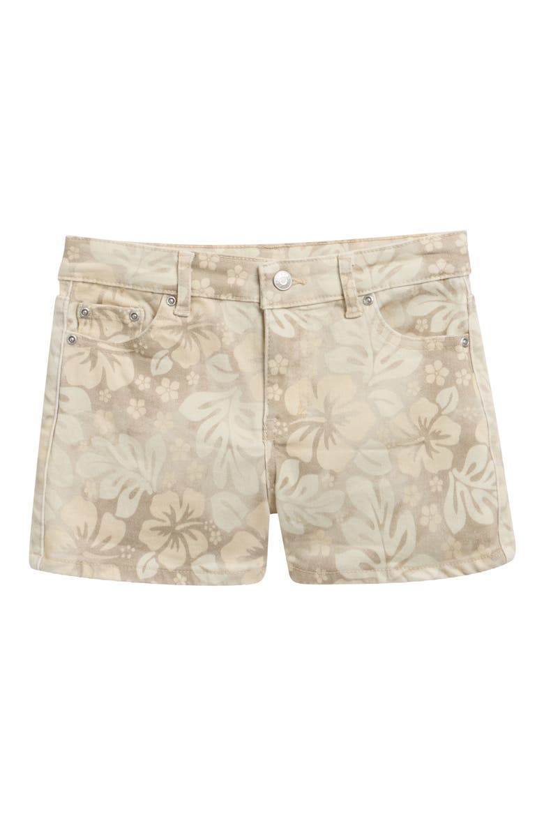 Kids' Tropical Print Shorts, Main, color, SAND