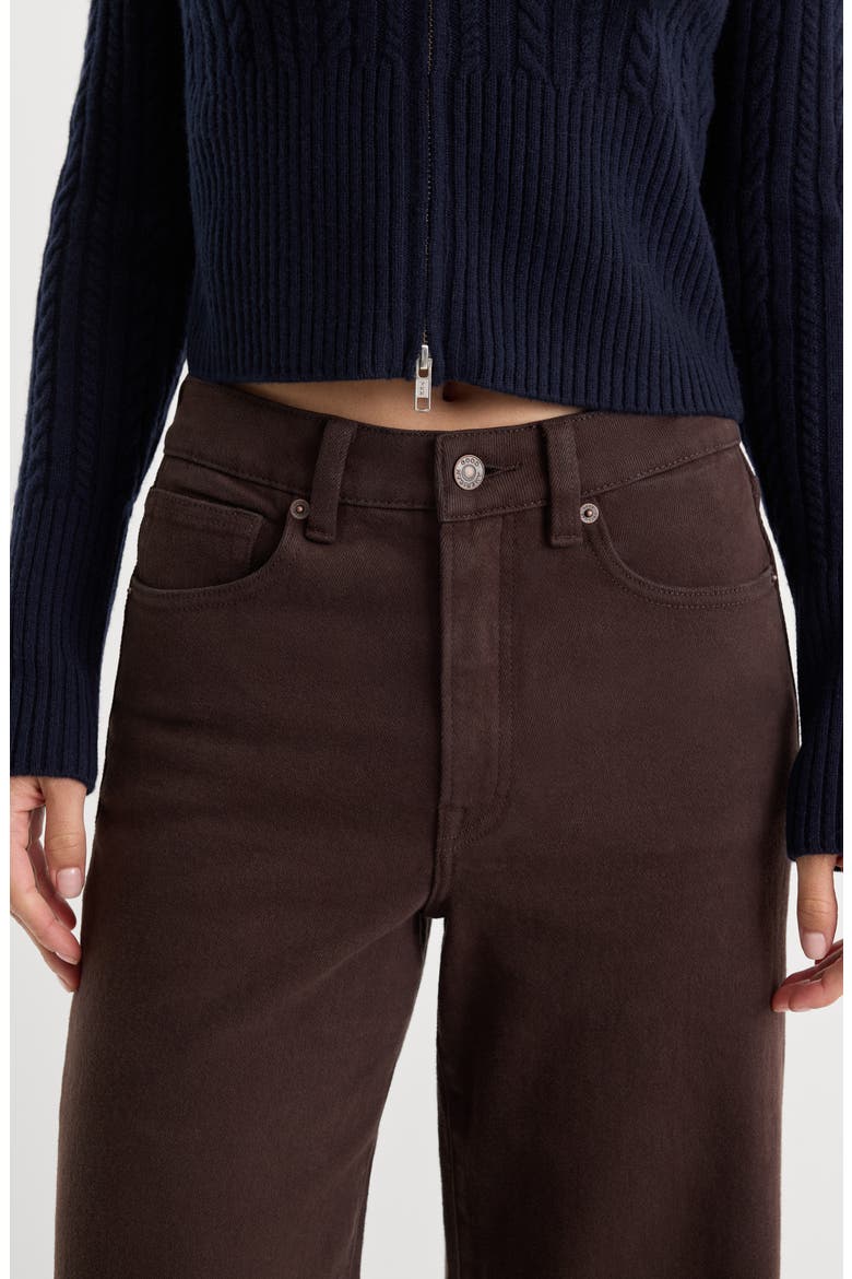 Good Waist High Waist Wide Leg Palazzo Jeans, Alternate, color, ESPRESSO