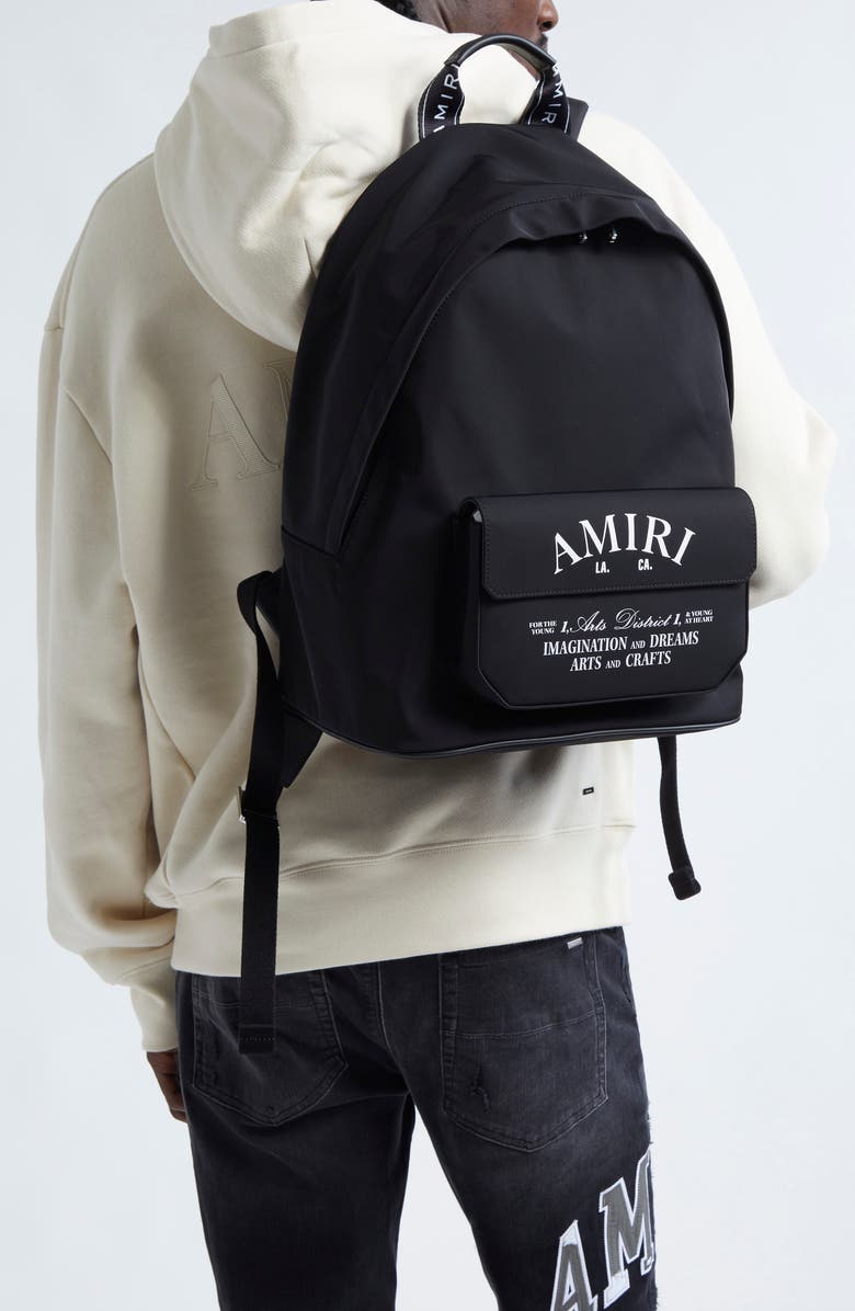 AMIRI Arts District Backpack, Alternate, color,
