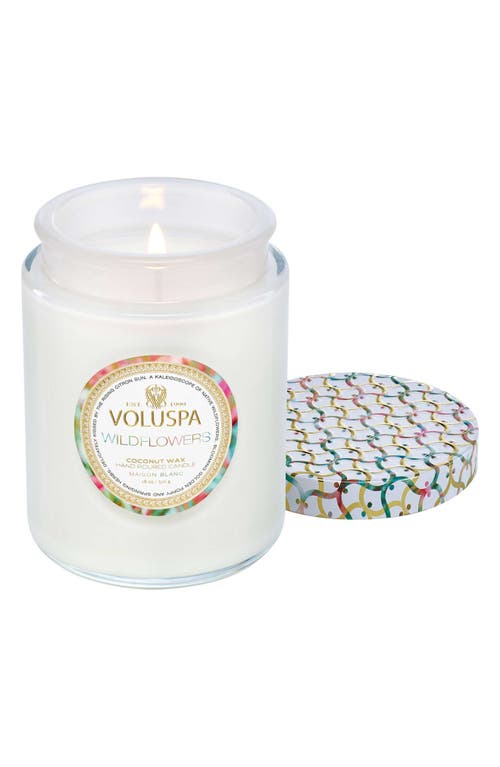 Voluspa Wildflowers Scented Large Jar Candle In Wildflowers