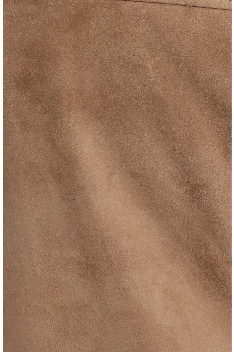 Classic Biker Suede Jacket, Alternate, color, TAUPE