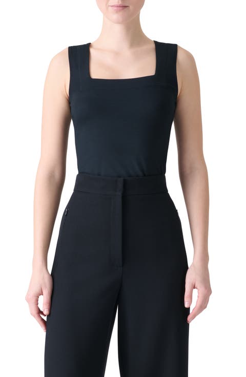 Square Neck Stretch Modal Tank