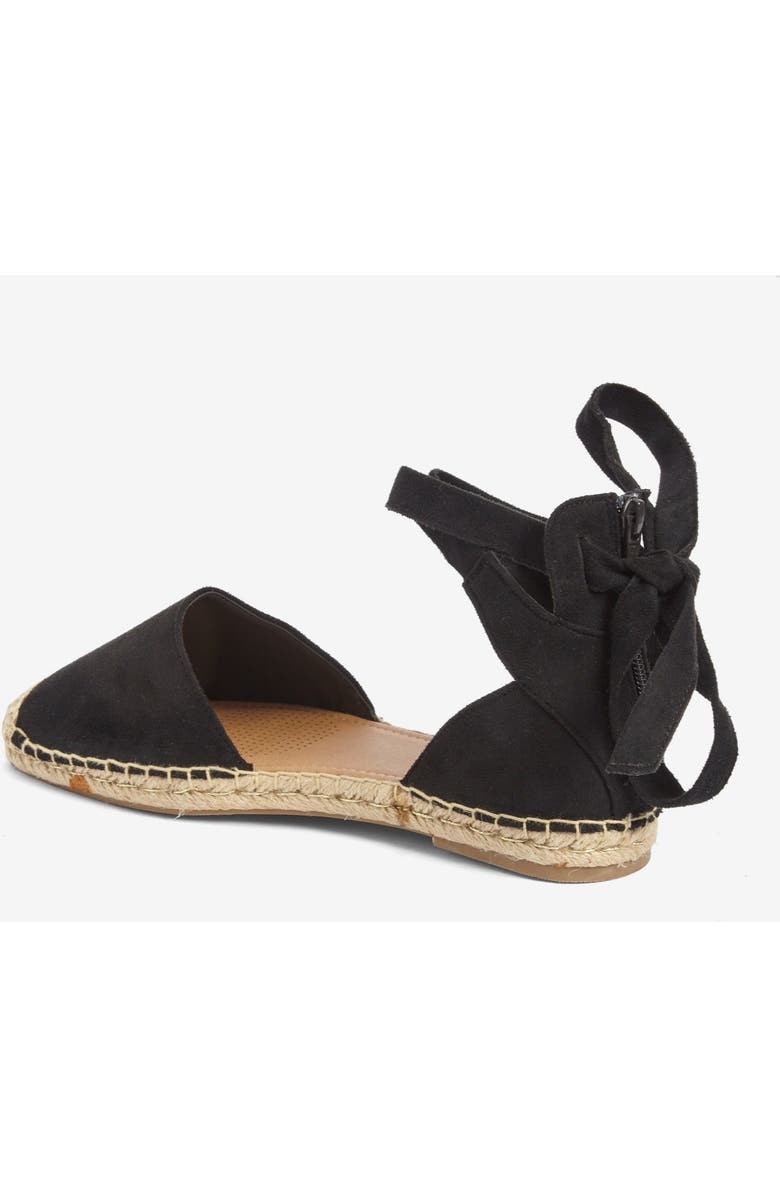 Comfortview The Shayla Flat Espadrille, Alternate, color, Black