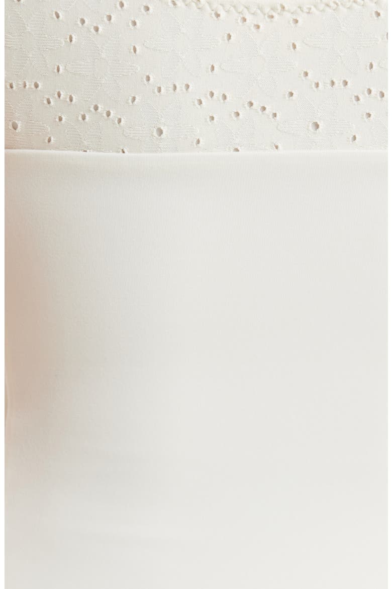 Maeve Eyelet One-Piece Swimsuit, Alternate, color, GARDENIA