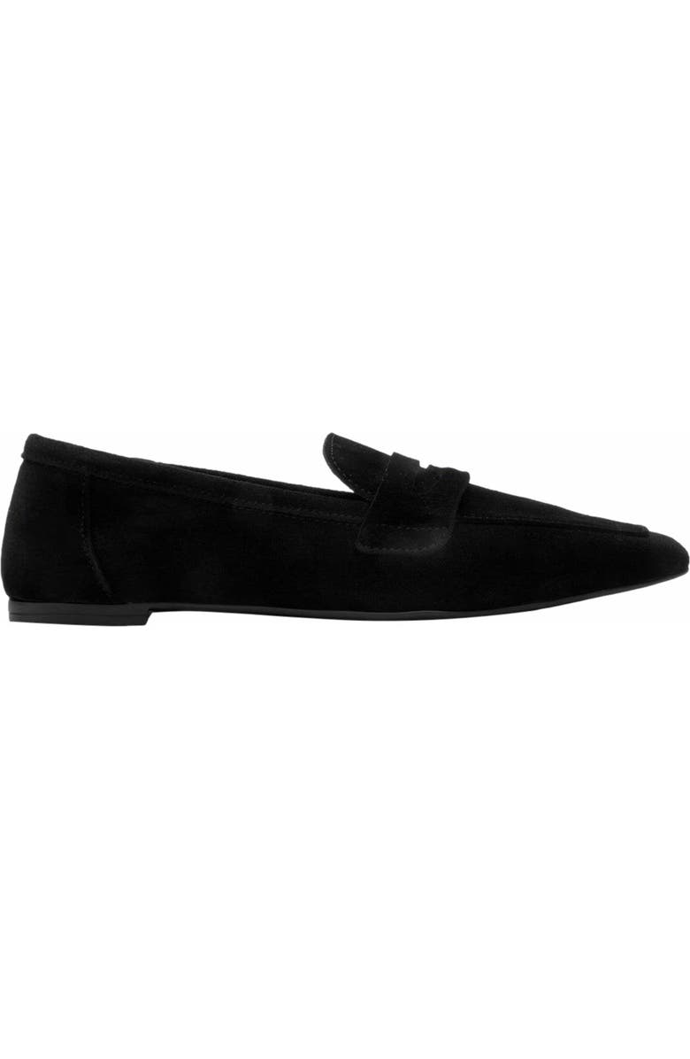 Forever & Always Shoes Morne Leather Loafers, Alternate, color, Black Suede Leather