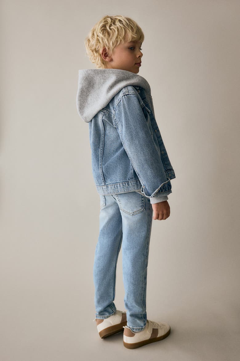 Super Soft Slim Fit Jeans, Alternate, color, Light denim blue