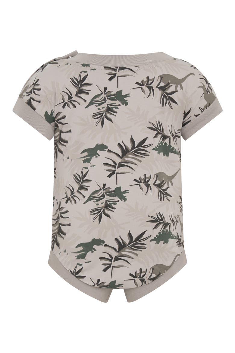Dino Park Bodysuit, Alternate, color, GREY MULTI