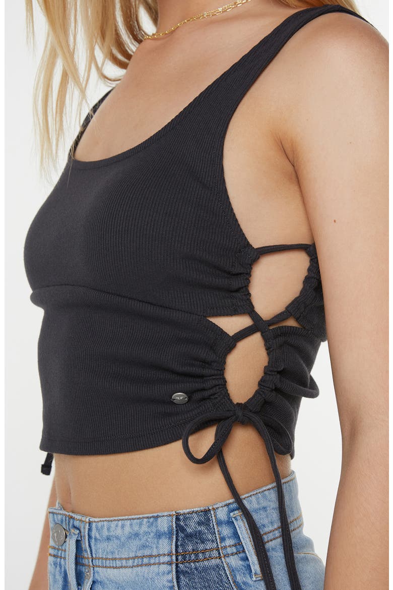 Surf Stoked Crop Rib Tank, Alternate, color, PHANTOM SOLID