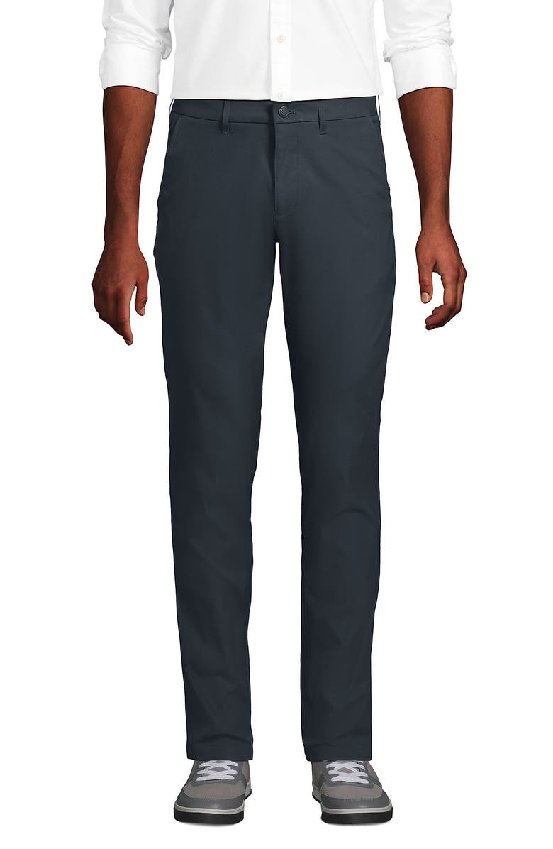 Lands' End Slim Fit Performance Pant, Main, color, Steel Gray