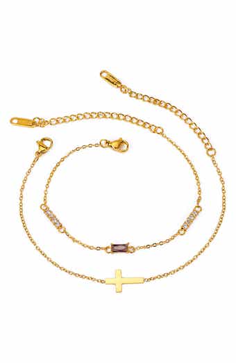 Faith Set of 2 Layering Bracelets