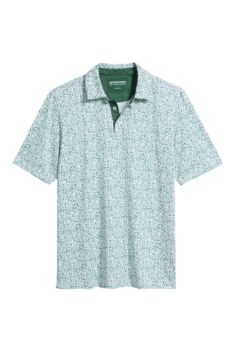 XC+™ Game Day Multisport Print Performance Polo, Alternate, color, GREEN