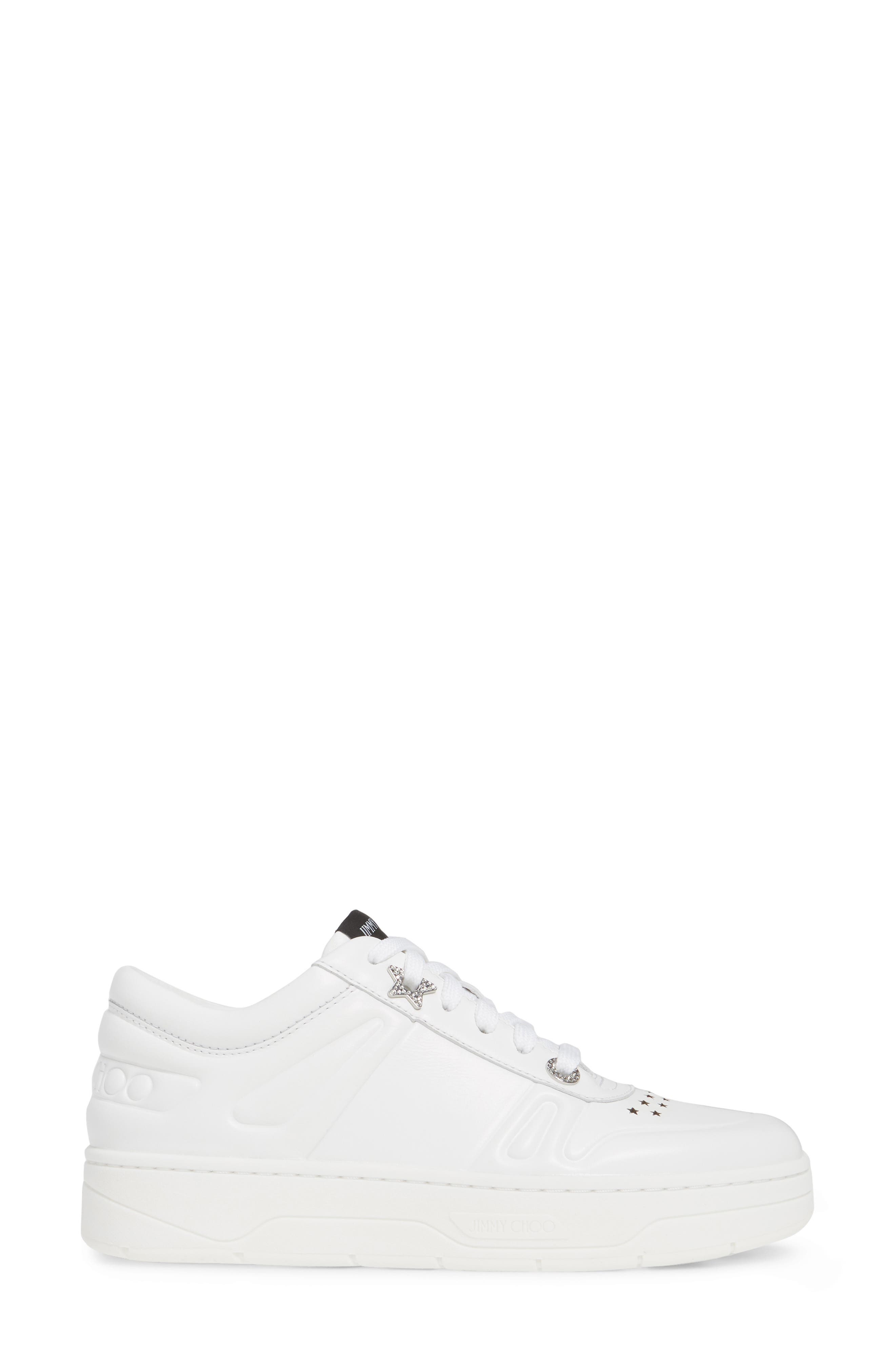 Jimmy Choo Hawaii Lace-Up Sneaker, Alternate, color, 