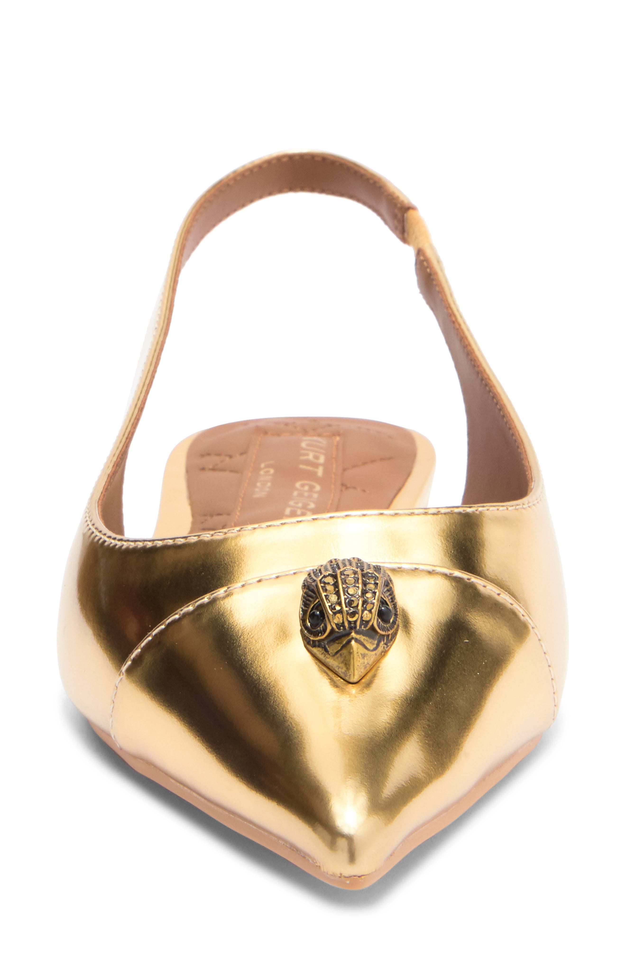 Kurt Geiger London Belgravia Eagle Slingback Flat, Alternate, color, 