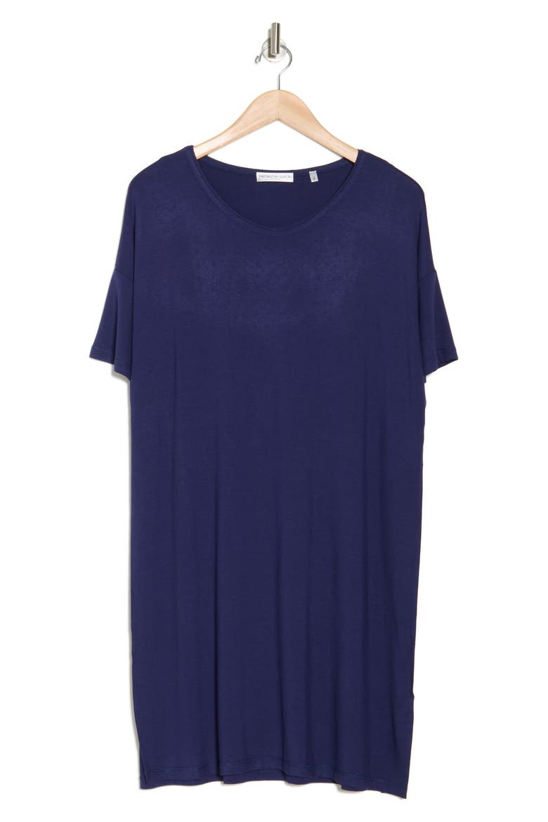 Side Slit Tunic Shirt, Alternate, color, NAVY