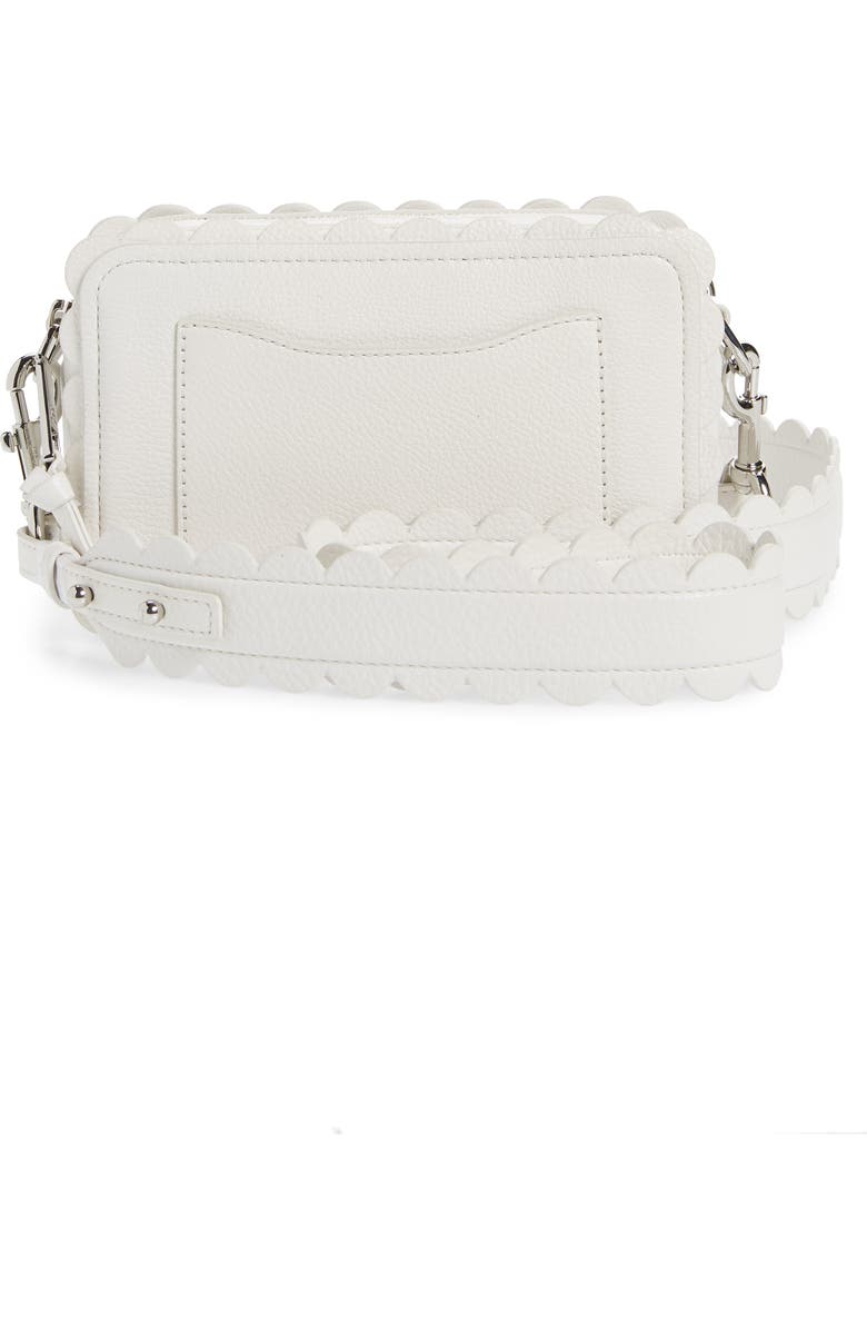 Marc Jacobs The Marc Jacobs The Softshot 21 Scalloped Leather Crossbody Bag, Alternate, color,