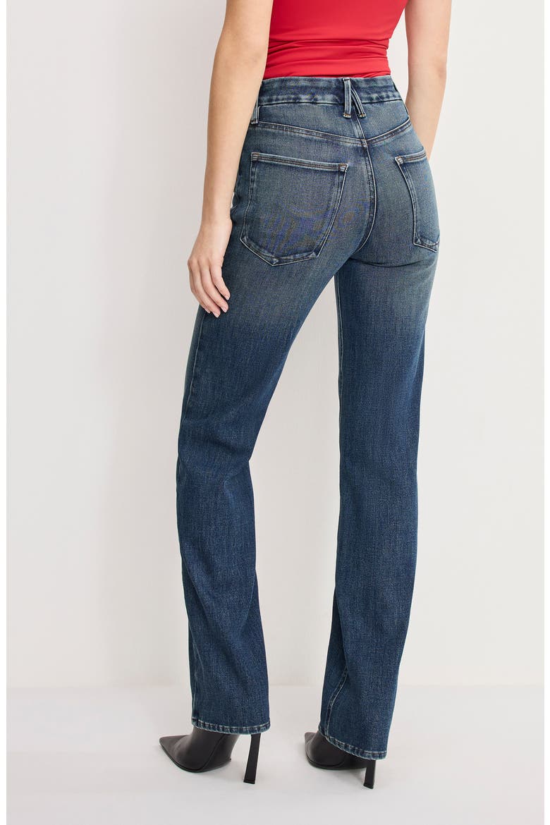 Soft-Tech Good True Relaxed Straight Leg Jeans, Alternate, color, INDIGO1147