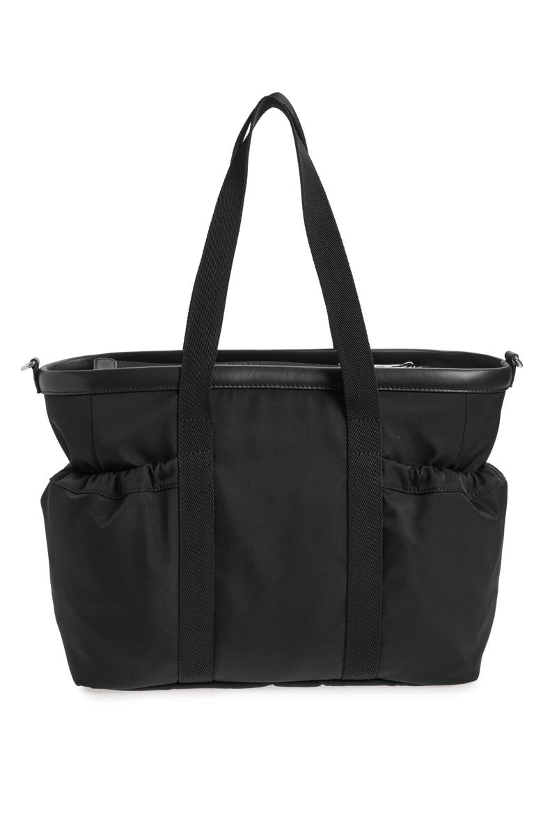 Mommy Nylon Diaper Bag, Alternate, color, BLACK