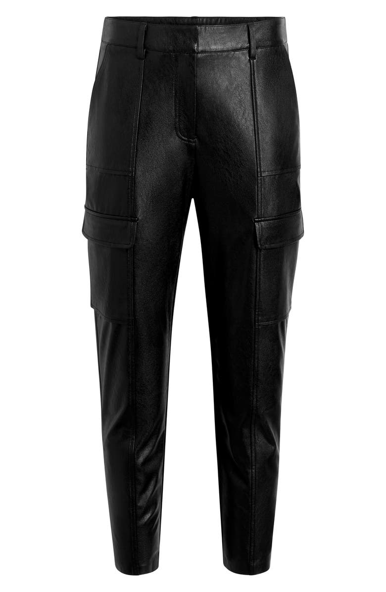 Commando Faux Leather Cargo Pants, Alternate, color,