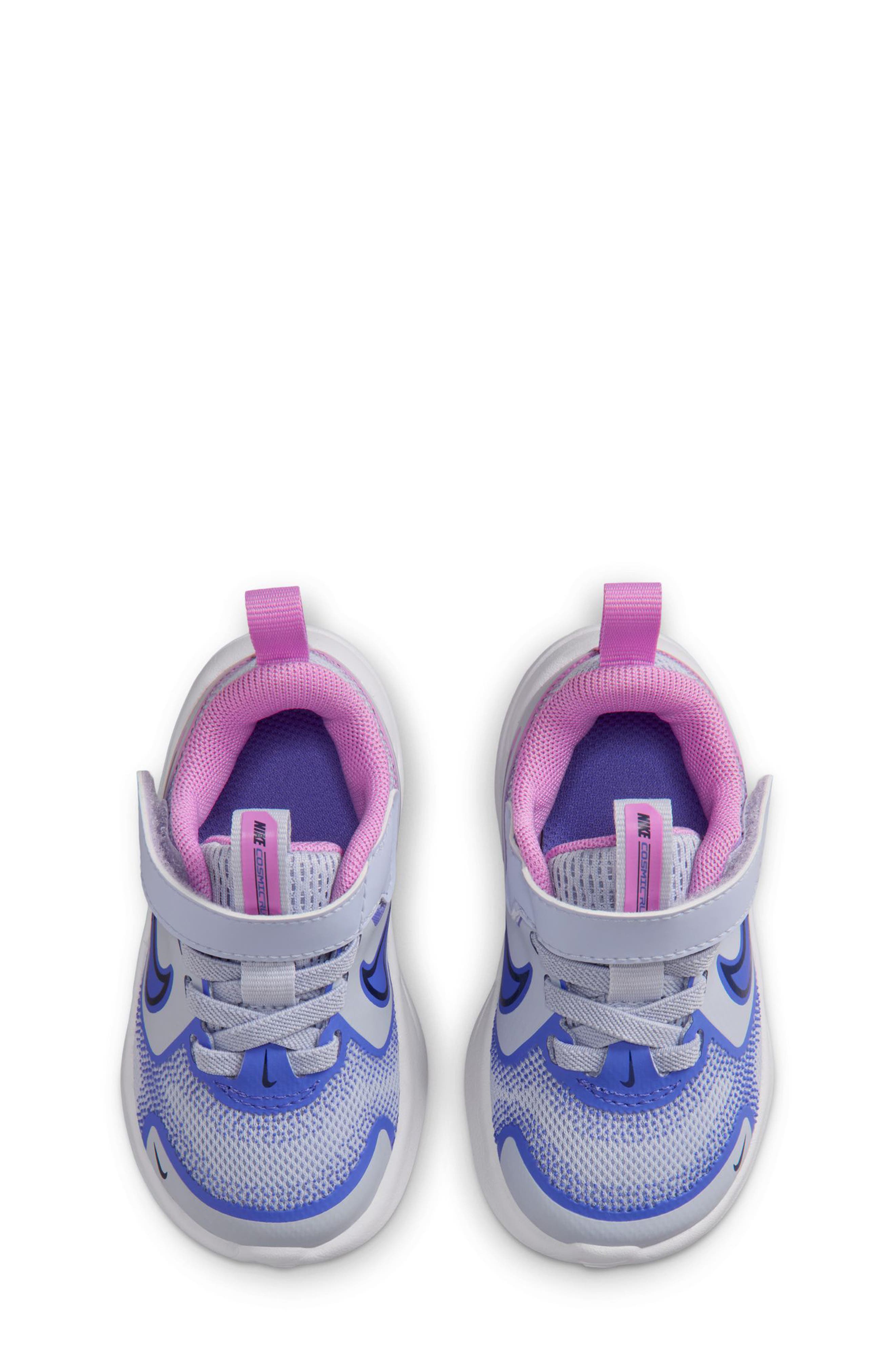 Cosmic Runner Running Shoe, Alternate, color, GHOST/ NAVY/ SAPPHIRE/ MAGENTA