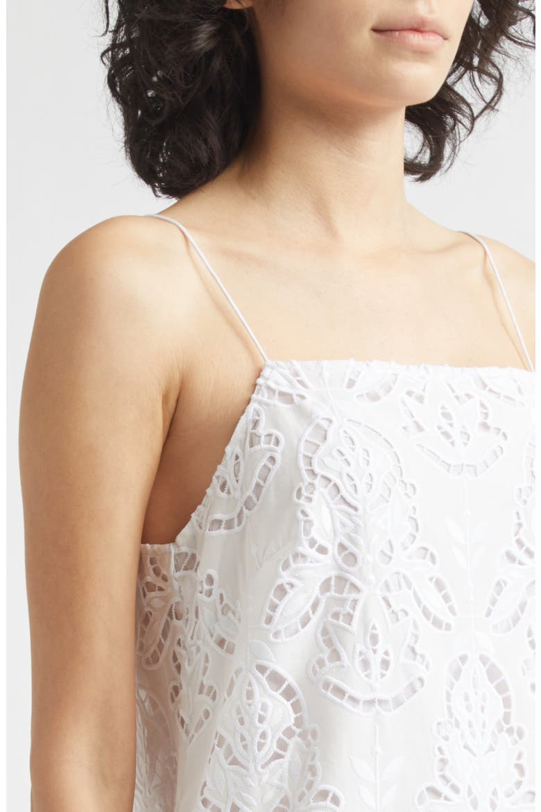 Olivera Floral Lace Minidress, Alternate, color, OPTIC