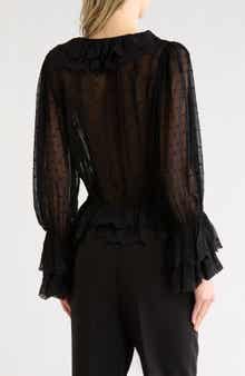 Alice + Olivia Tenney Embroidered Top