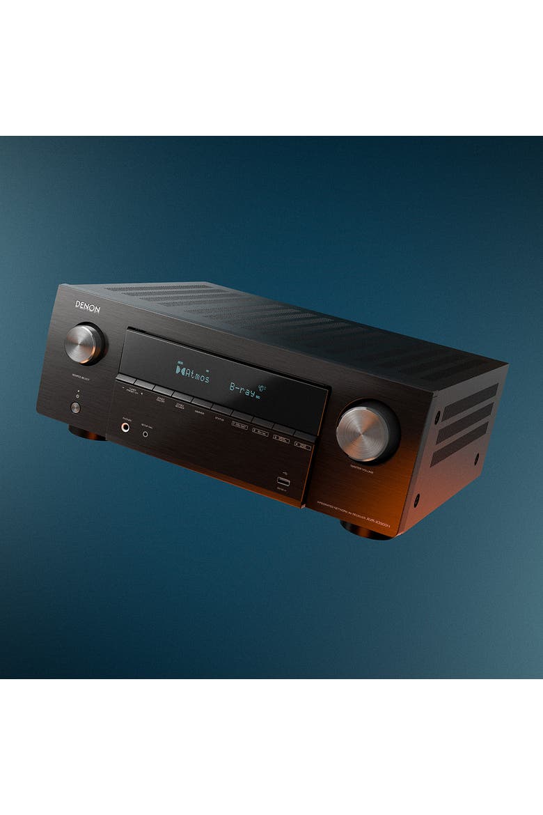 AVR-X3900H 9.4 Channel 8K Home Theater Receiver with Dolby Atmos & HEOS Built-In, Alternate, color, Black