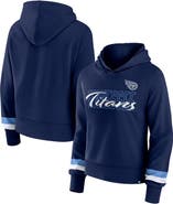FANATICS Women's Fanatics Branded  Navy Tennessee Titans Over Under Pullover Hoodie