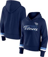FANATICS Women's Fanatics Branded  Navy Tennessee Titans Over Under Pullover Hoodie