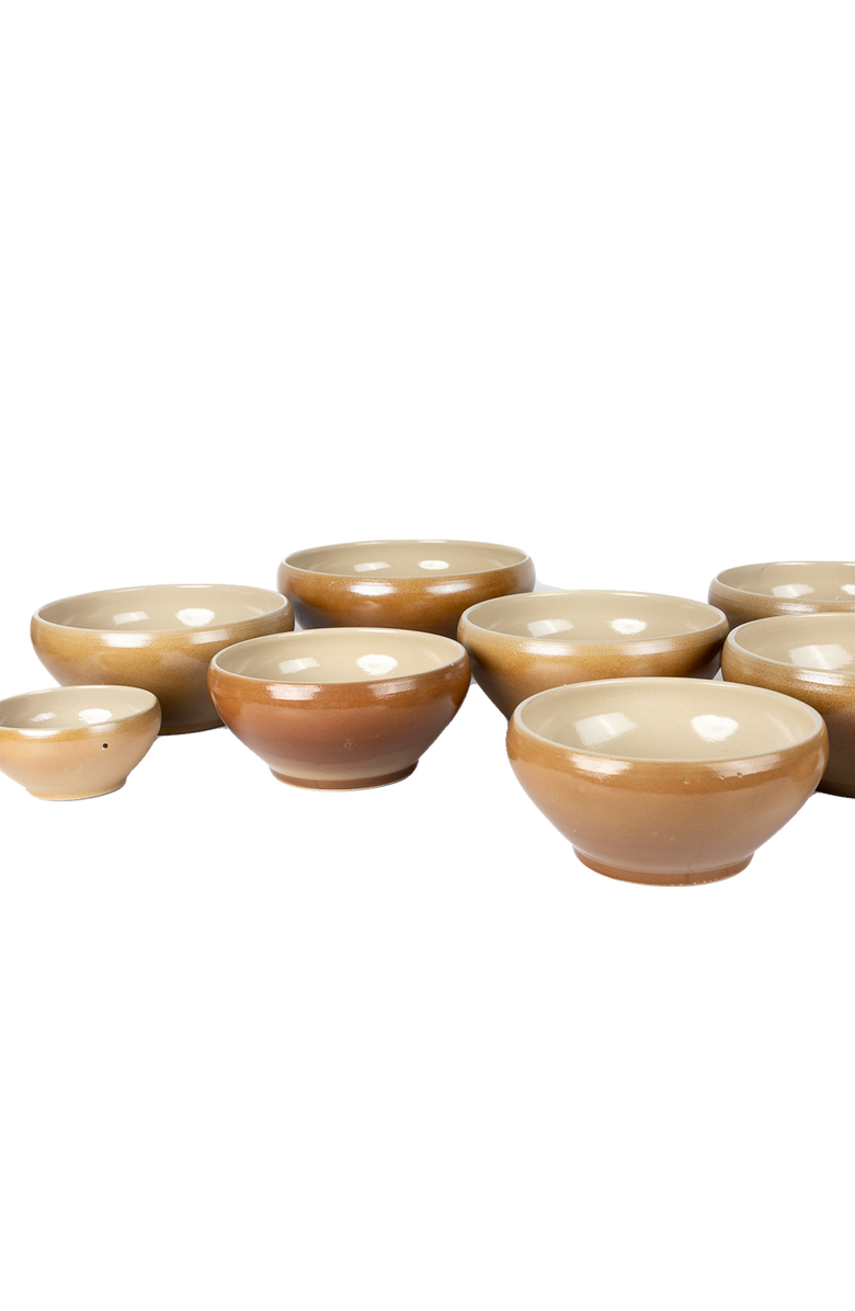 Une Vie Nomade Vintage Bowls, Alternate, color, Salt - Large