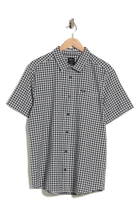Overspray Floral Short Sleeve Button-Up Shirt