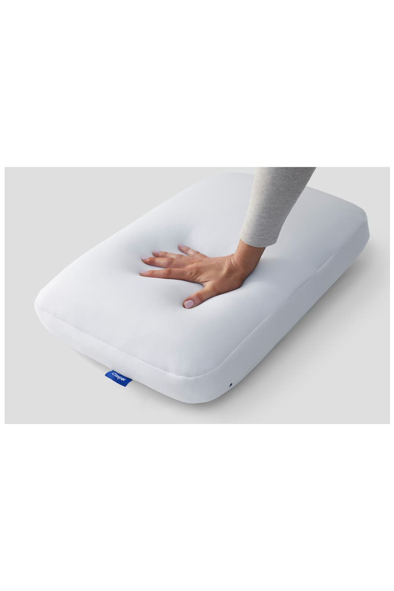 Set of 2 Hybrid Pillows, Alternate, color, WHITE