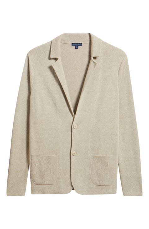 Crown Crafted Beau Merino Wool & Linen Cardigan