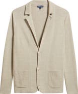 Peter Millar Crown Crafted Beau Merino Wool & Linen Cardigan