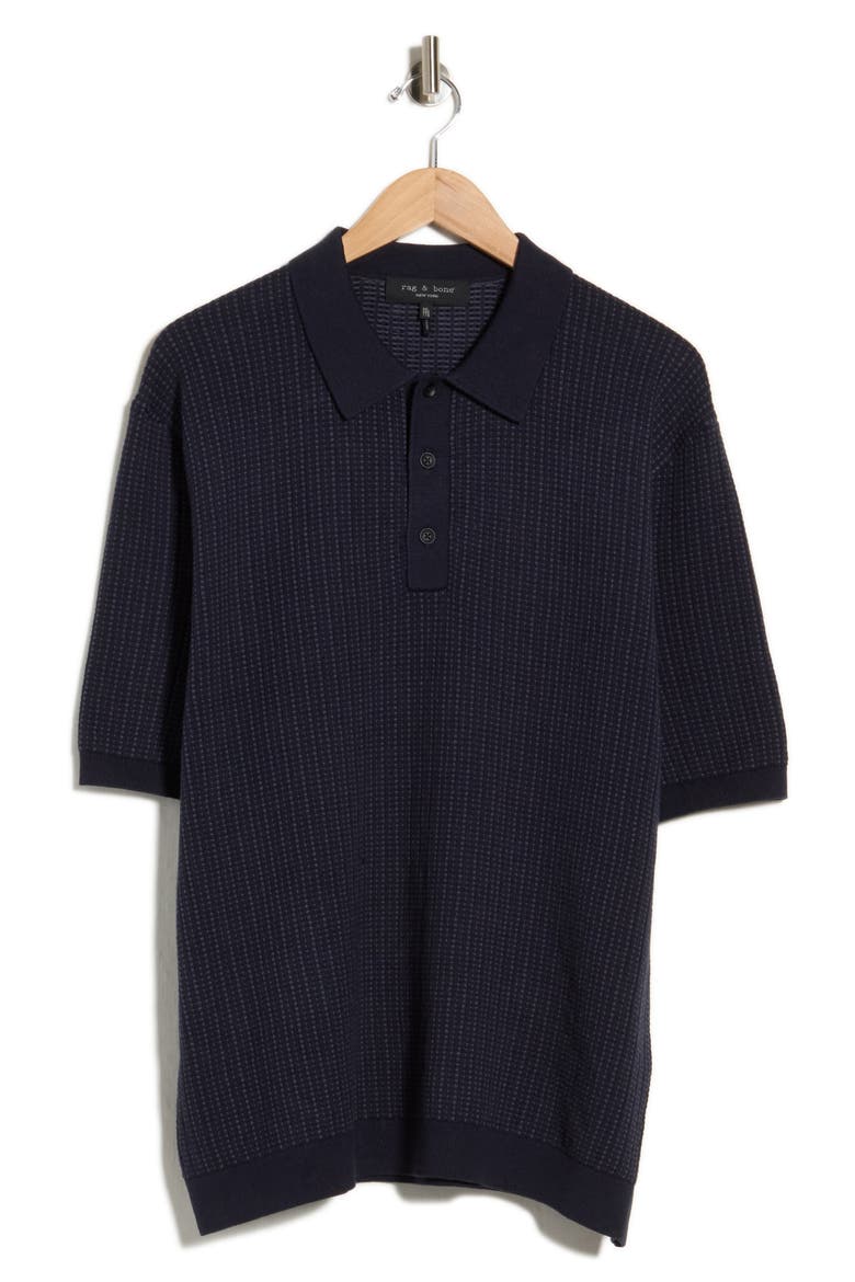 Clark Sweater Polo, Main, color, NAVY