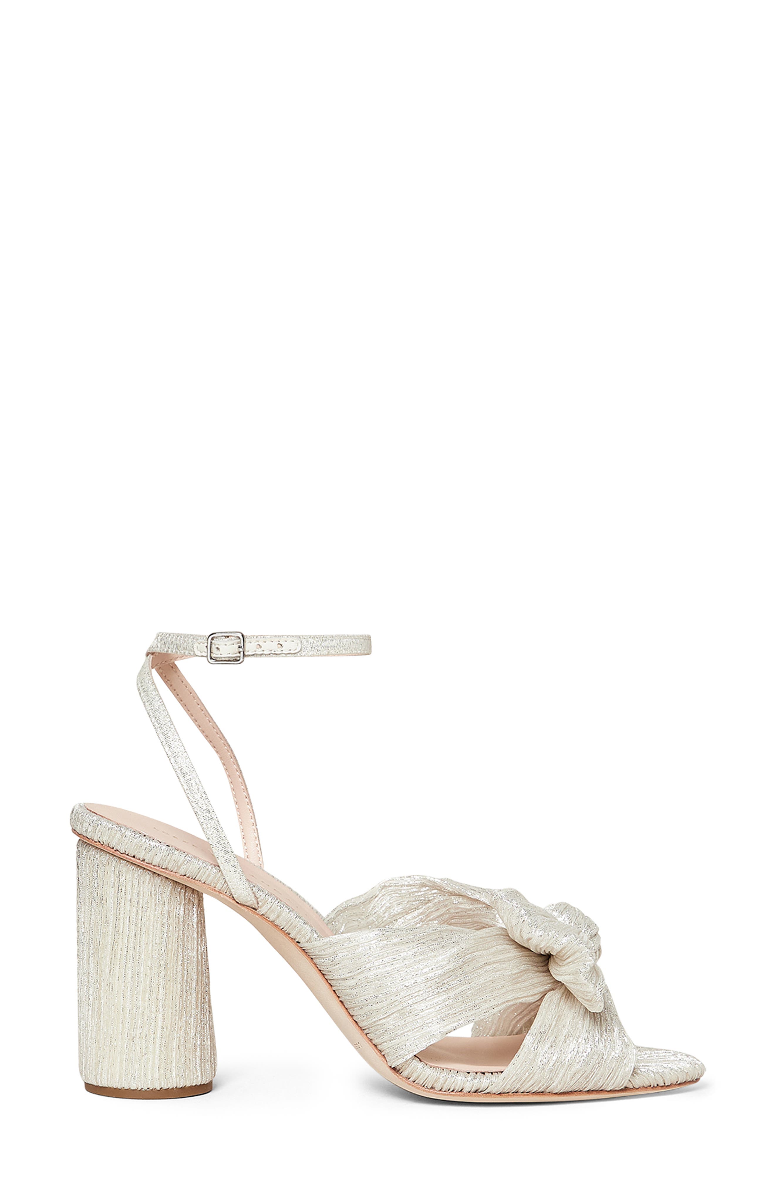 Camellia Knotted Sandal, Alternate, color, SHIMMER