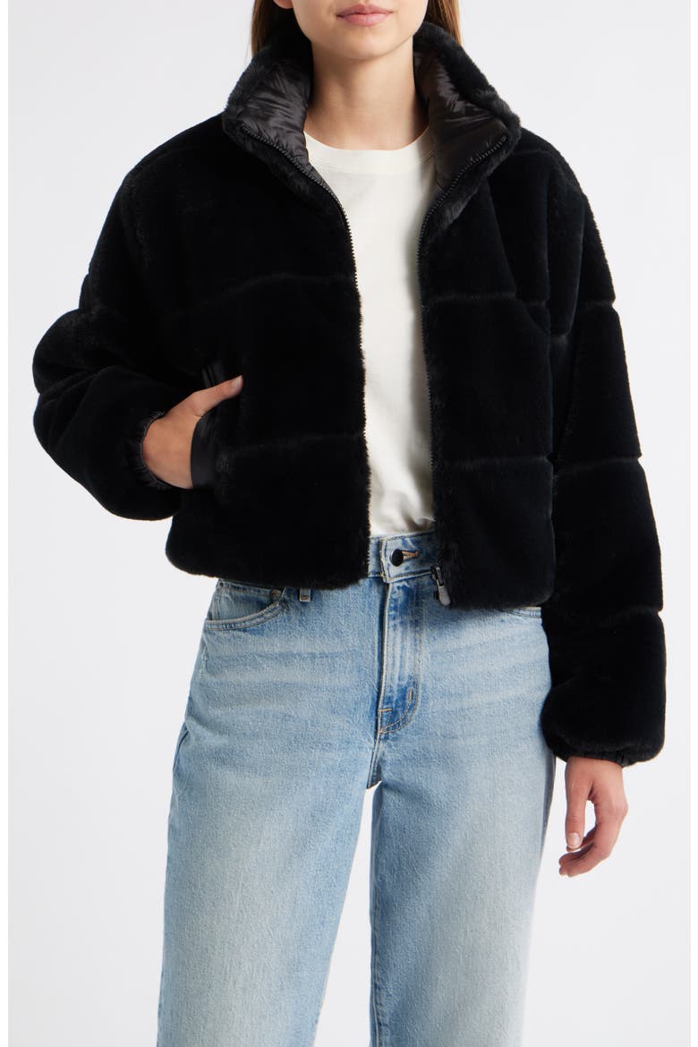 Yuki Reversible Jacket, Alternate, color, BLACK