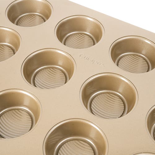 Cuisipro 12-cup Steel Nonstick Muffin Baking Pan In Brown