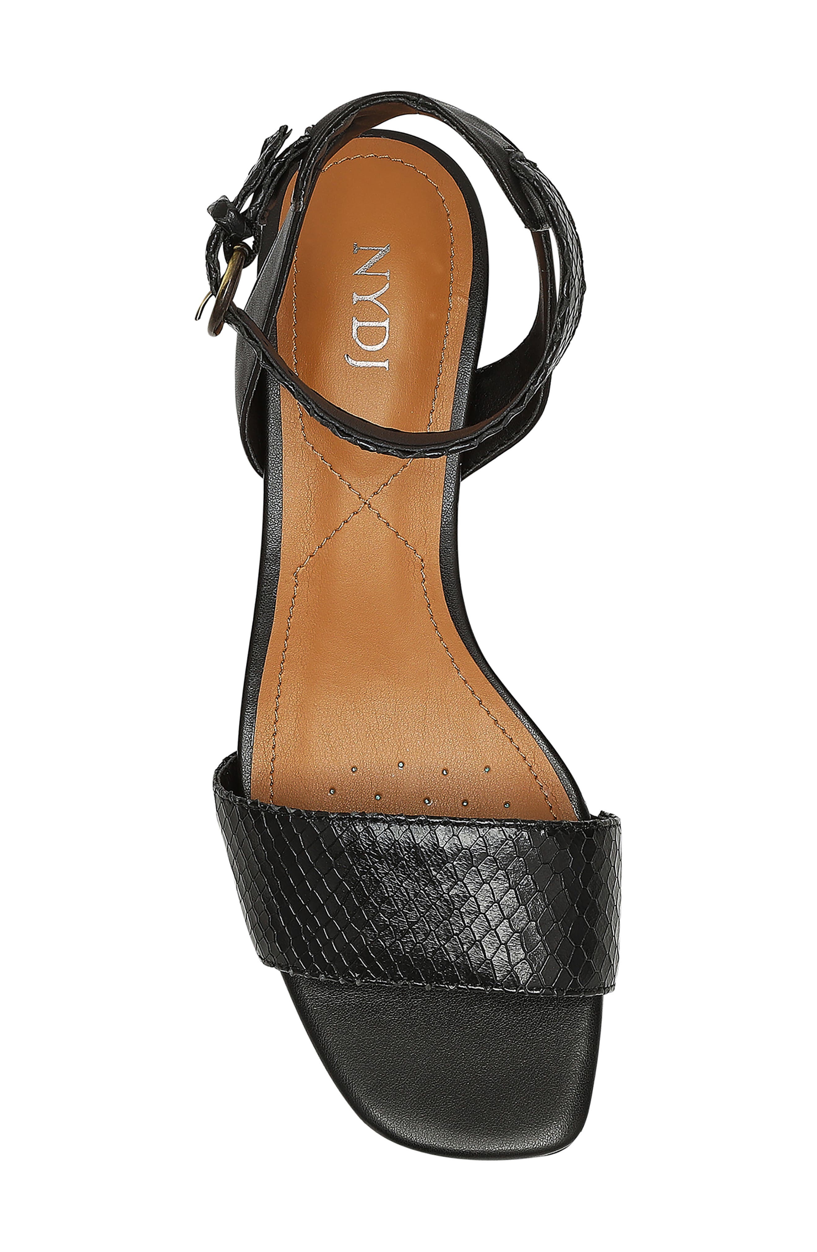 NYDJ Georgia Ankle Strap Sandal, Alternate, color, 
