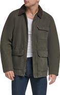 Levi's Cotton Canvas Field Jacket with Corduroy Collar