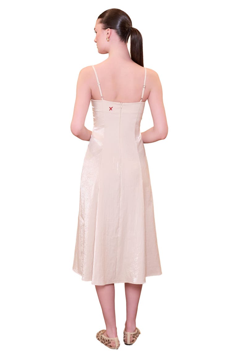 Daydreamers Strappy Midi Dress, Alternate, color, Beige